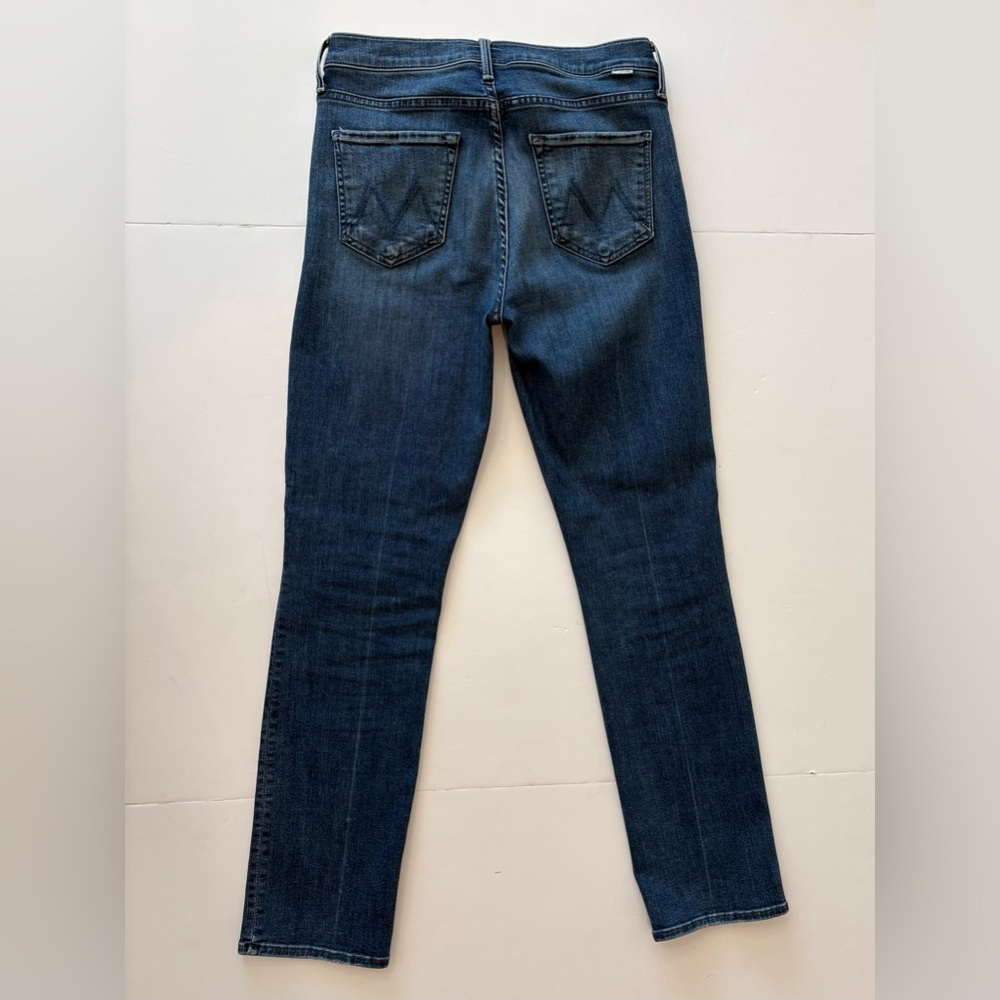 MOTHER The Dazzler Hoover Women's Classic Blue Skinny Jeans 27 - Picture 6 of 6